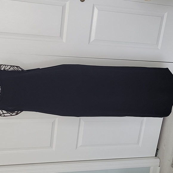 Cherish Brand Black Sleeveless T-shirt Maxi Dress Size Small - Picture 2 of 5
